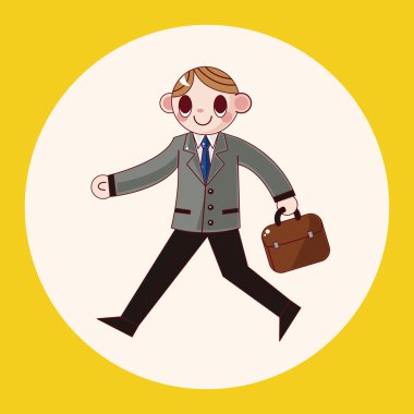 Ofis çalışanları Tema öğeleri simge öğesi