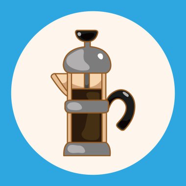 kahve su ısıtıcısı Tema öğeleri simge öğesi