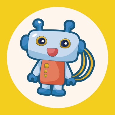 Robot Tema öğeleri simge öğesi