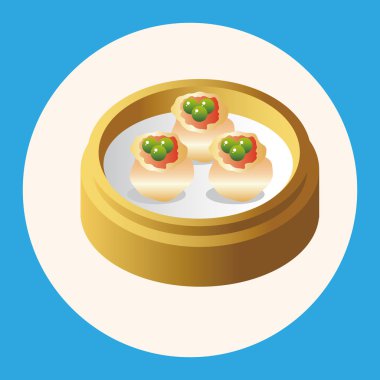 Çin yemeği Tema öğeleri simge öğesi