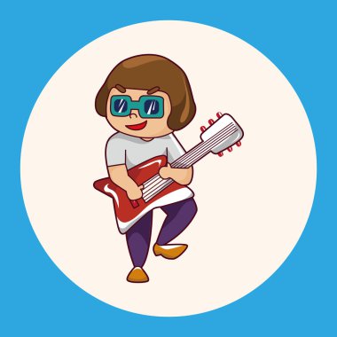 grup üye gitar oyuncu Tema öğeleri simge öğesi