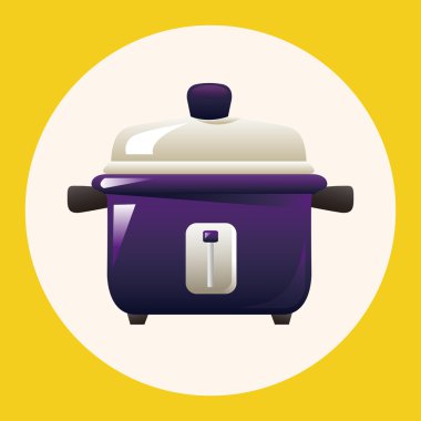 Ev aletleri Tema pirinç Ocak öğeleri simge öğesi