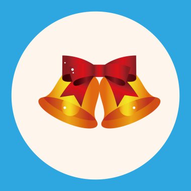 Noel çan tema öğeleri simge öğesi