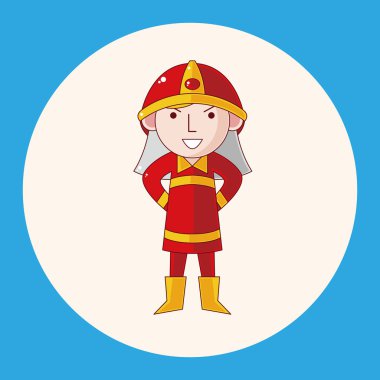 itfaiyeci Tema öğeleri simge öğesi