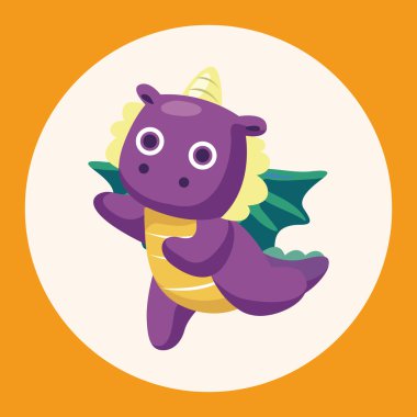 ejderha Tema öğeleri vektör, eps simgesi öğesi