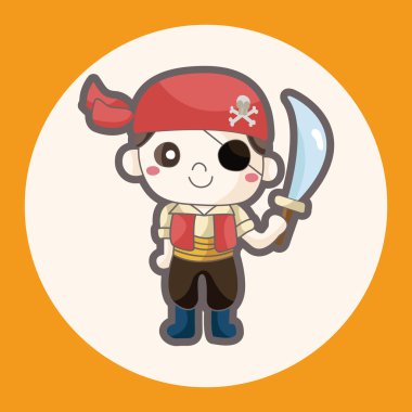 korsan Tema öğeleri simge öğesi