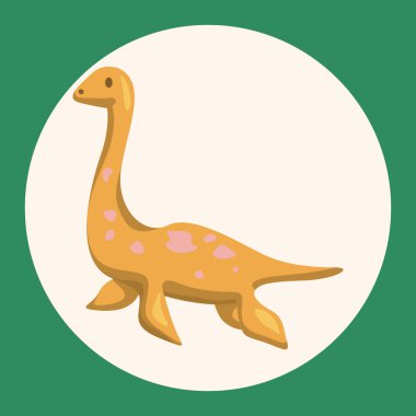dinozor Tema öğeleri vektör, eps simgesi öğesi