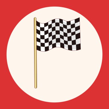 F1 yarış Tema öğeleri simge öğesi