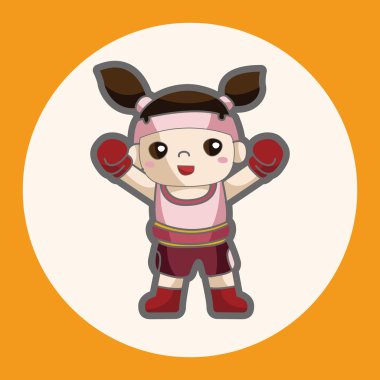 boksör Tema öğeleri simge öğesi