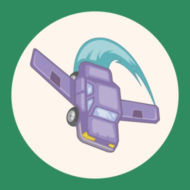 ulaşım uçak Tema öğeleri simge öğesi