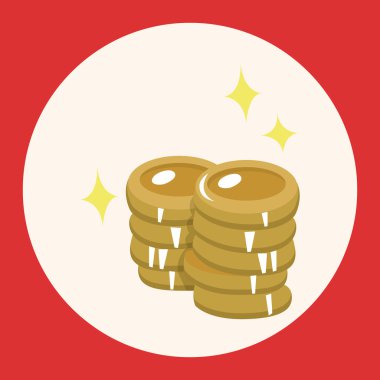 Finansal para Tema öğeleri simge öğesi