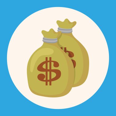 Finansal para Tema öğeleri simge öğesi