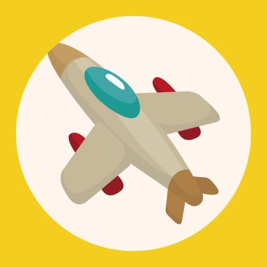 ulaşım uçak Tema öğeleri simge öğesi