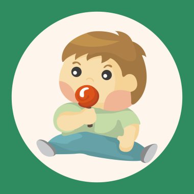 kişi karakter bebek Tema öğeleri simge öğesi