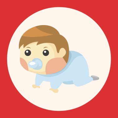 kişi karakter bebek Tema öğeleri simge öğesi