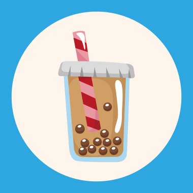 kabarcık çay içecek Tema öğeleri simge öğesi