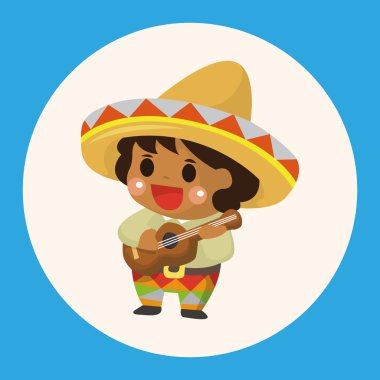 Meksika Tema öğeleri simge öğesi