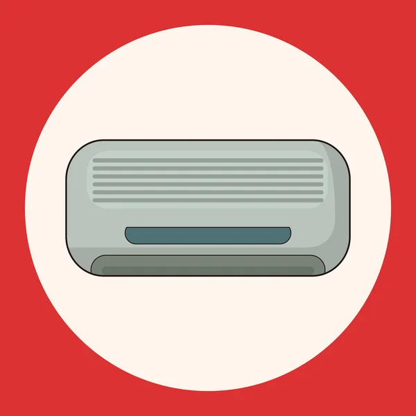 Air conditioner theme elements icon element — Stock Vector