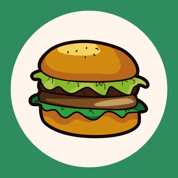 Elemento icono de elementos de tema de hamburguesa — Archivo Imágenes Vectoriales