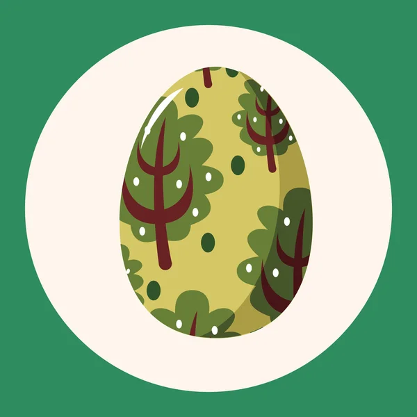 Easter ovo tema elementos fundo, eps10 ícone elemento — Vetor de Stock