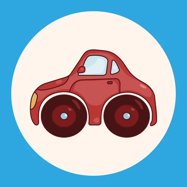 Elementi di trasporto auto tema elemento icona — Vettoriale Stock