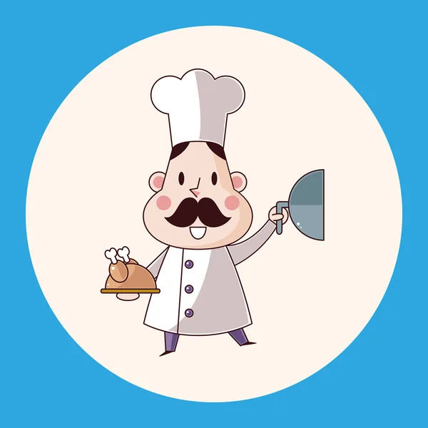 Chef tema elementos vector, eps icono elemento — Archivo Imágenes Vectoriales