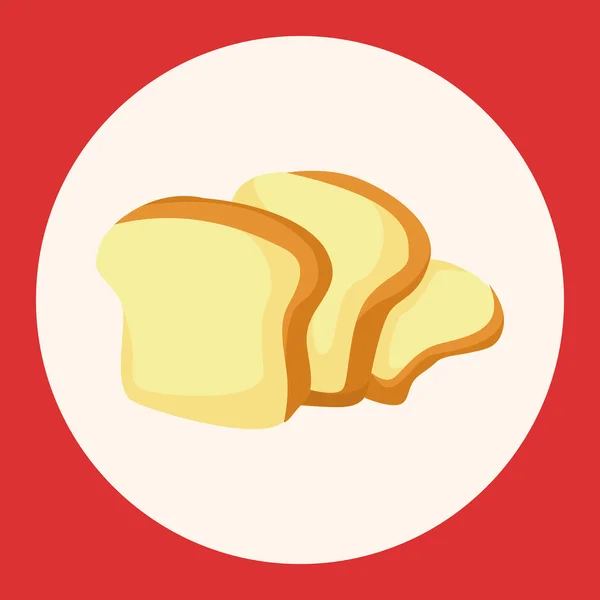 Bröd tema element ikonen element — Stock vektor