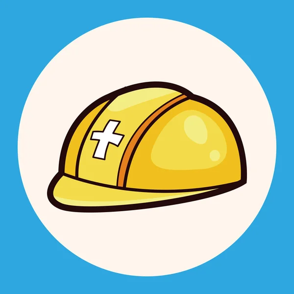 Safety helmet theme elements  icon element — Stock Vector