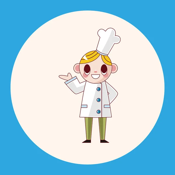 Chef theme elements icon element — Stock Vector