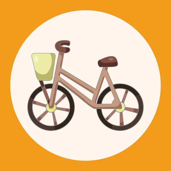 Transport Fahrrad Thema Elemente Symbol-Element — Stockvektor