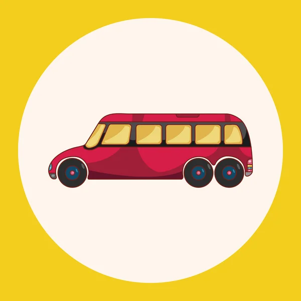 Elementos del tema del coche transporte elemento icono — Vector de stock