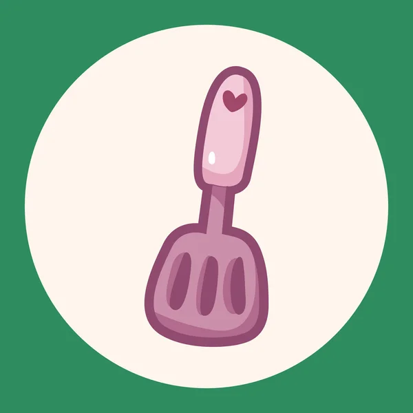 Ustensiles de cuisine spatule éléments thème élément icône — Image vectorielle