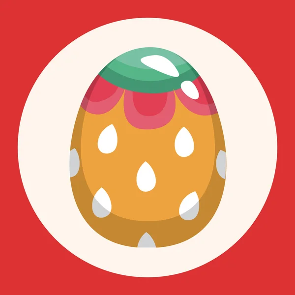 Easter egg elementi a tema sfondo, eps10 elemento icona — Vettoriale Stock