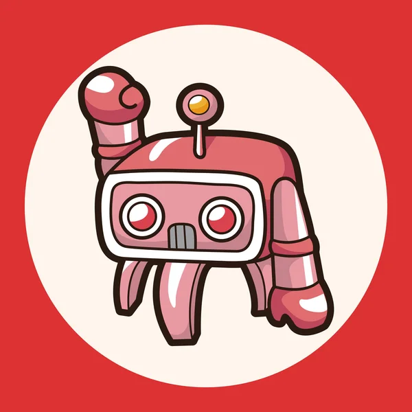 Elemento de ícone de elementos tema robô —  Vetores de Stock