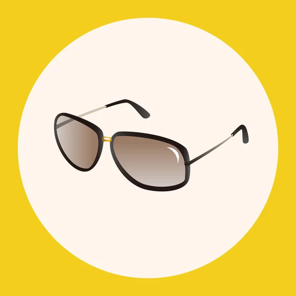 メガネのテーマ要素アイコン要素 — ストックベクタ