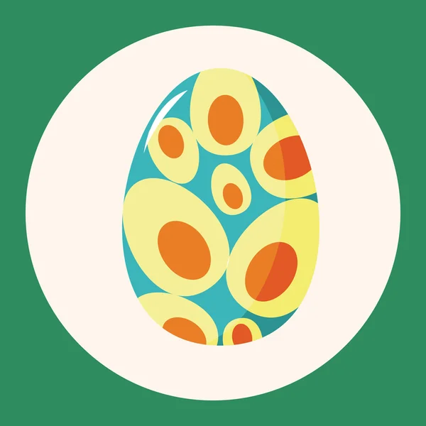 부활절 달걀 테마 요소 배경, eps10 아이콘 요소 — 스톡 벡터