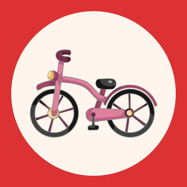 Transporte bicicleta tema elementos icono elemento — Vector de stock