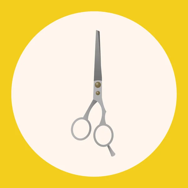 Элемент иконки элементов ножниц для волос — стоковый вектор