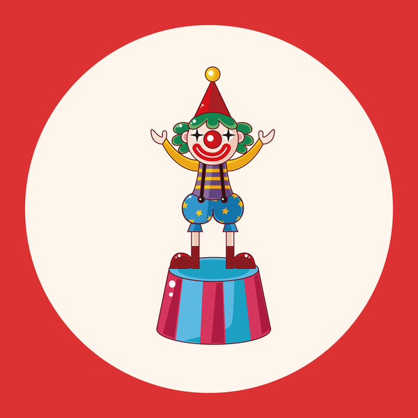clowns theme elements icon element