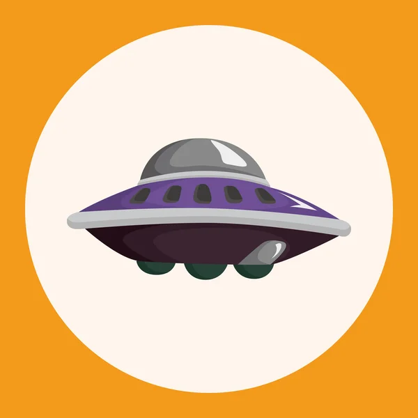 Elemento de icono de elementos de tema ufo — Archivo Imágenes Vectoriales