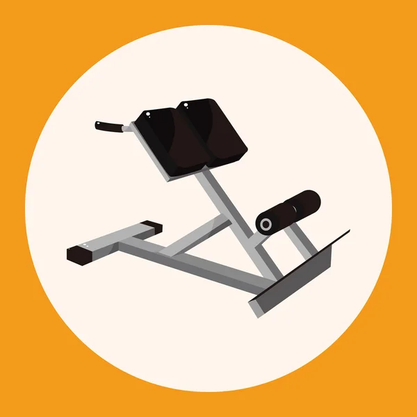 Fitness equipamentos elemento tema ícone — Vetor de Stock