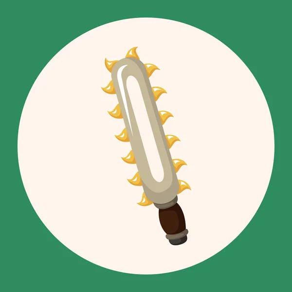Weapon axe theme elements icon element — Stock Vector