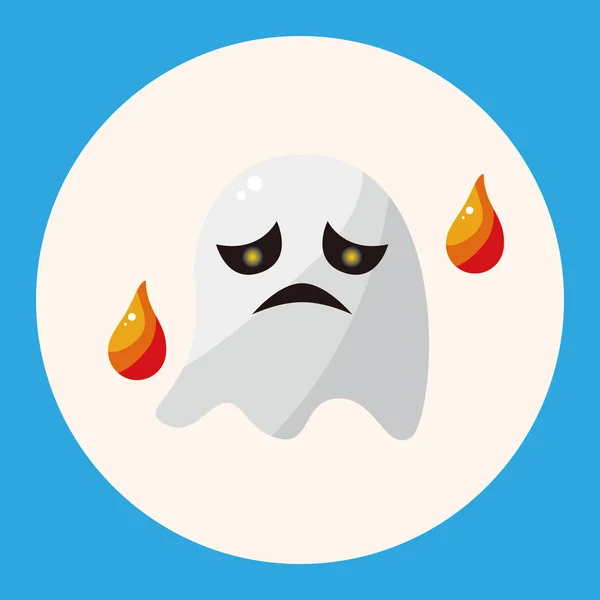 Ghost thema elementen pictogram element — Stockvector