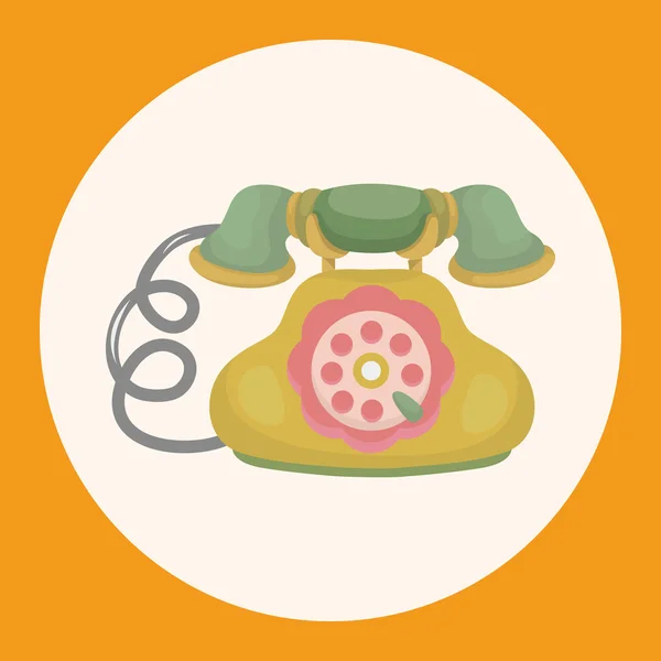 Telephone theme elements  icon element — Stock Vector