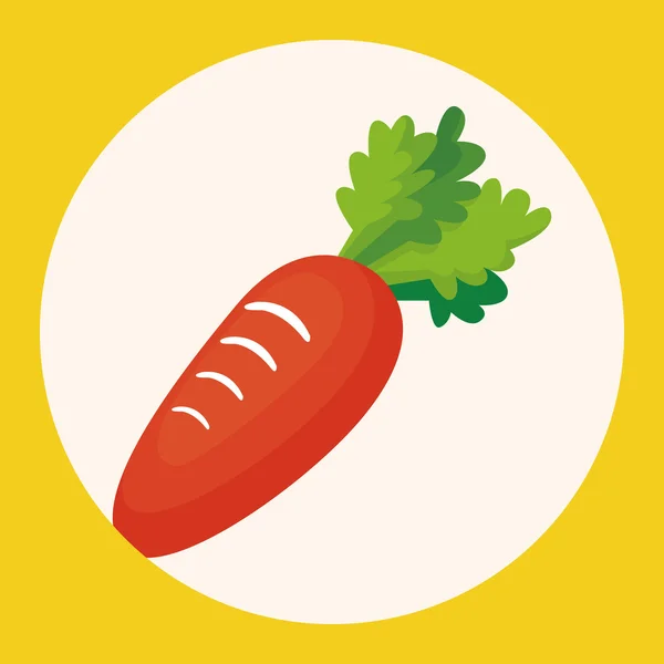 Groenten en fruit thema elementen pictogram element — Stockvector