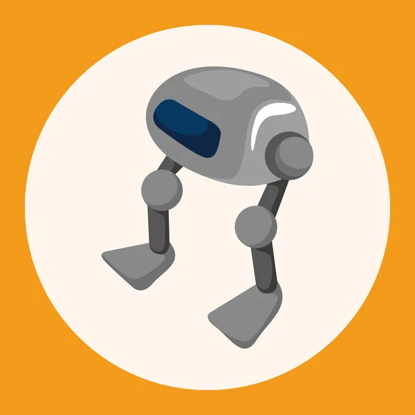 Robot theme elements icon element — Stock Vector
