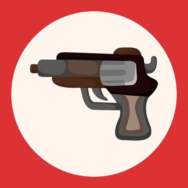 Weapon gun theme elements icon element — Stock Vector
