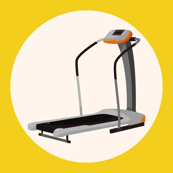 Fitness equipamentos elemento tema ícone — Vetor de Stock