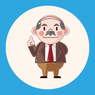 Patron Tema öğeleri simge öğesi
