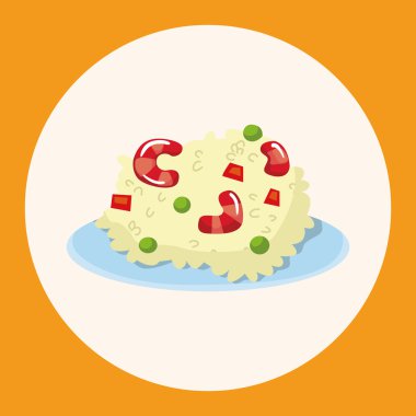 Çin yemeği Tema öğeleri simge öğesi